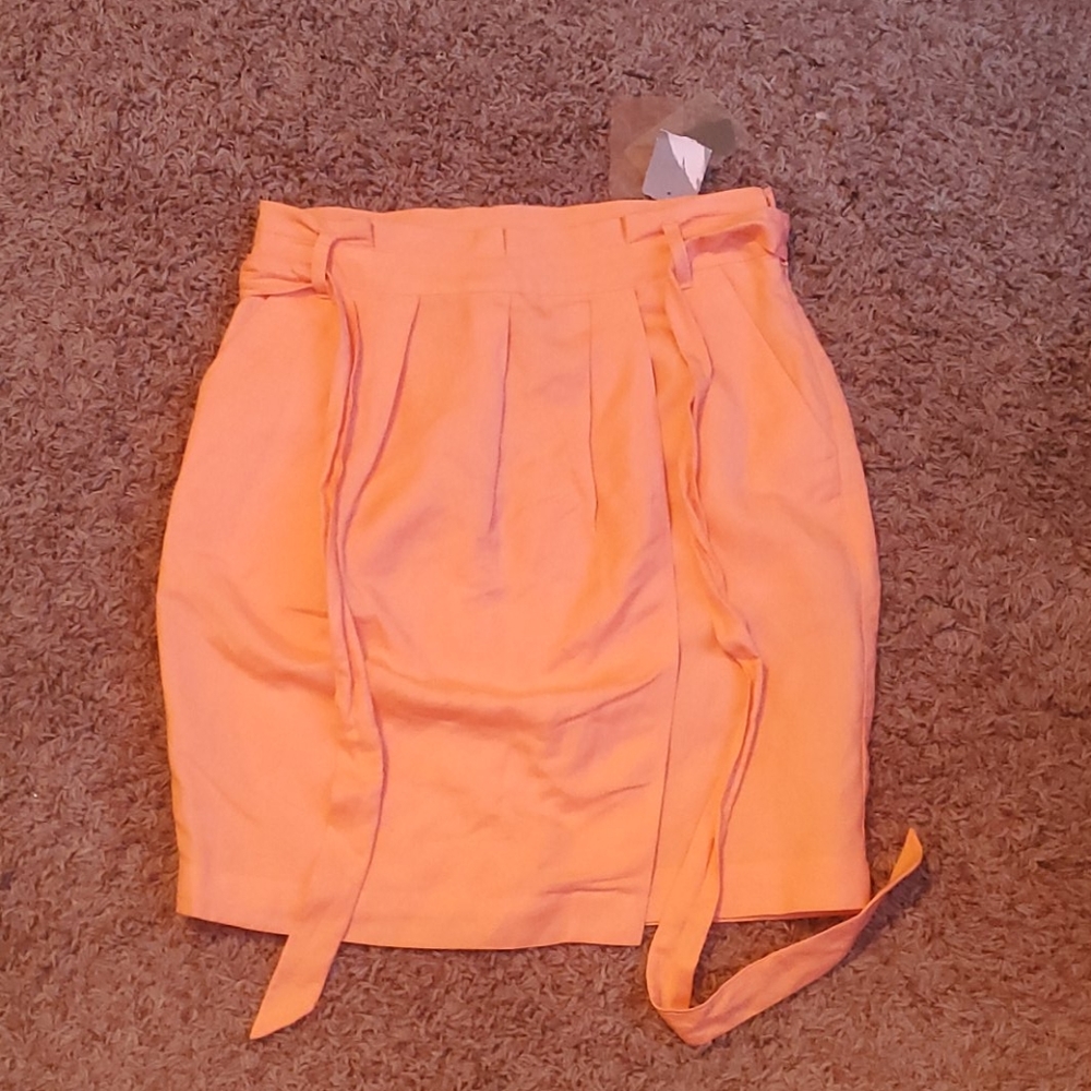 Orange skirt